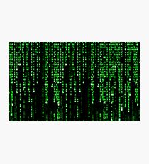 Matrix Binary Code Photographic Print