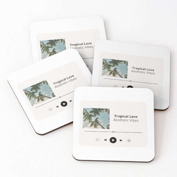 Item preview, Tropical love aesthetic vibes in music player designed and sold by ElizabethCoelho.