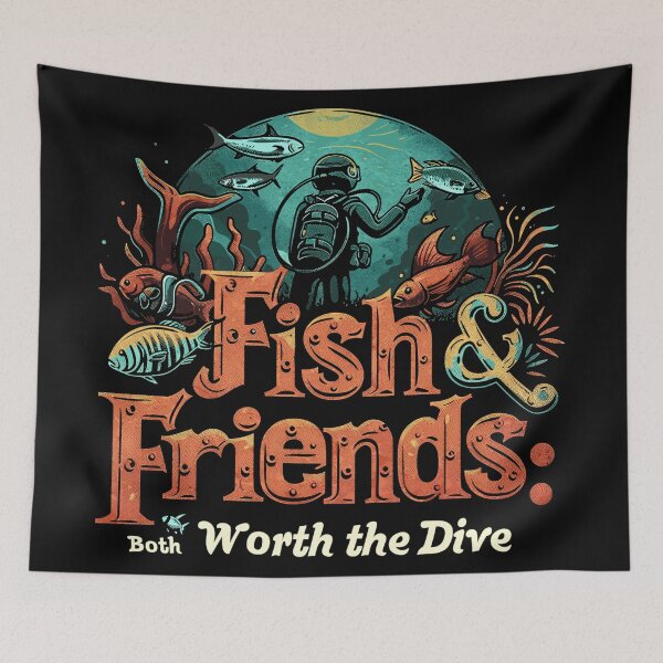 Item preview, Fish & Friends: Both are worth the dive designed and sold by FinFriends.