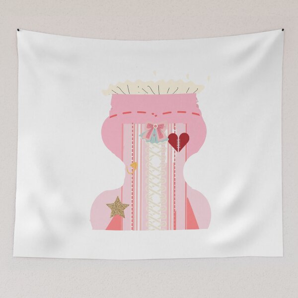 Item preview, Pink Bustier Corset Fancy Panties  Print  designed and sold by monpetitbijou.