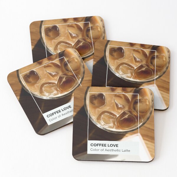 Item preview, Aesthetic latte coffee in pantone designed and sold by ElizabethCoelho.