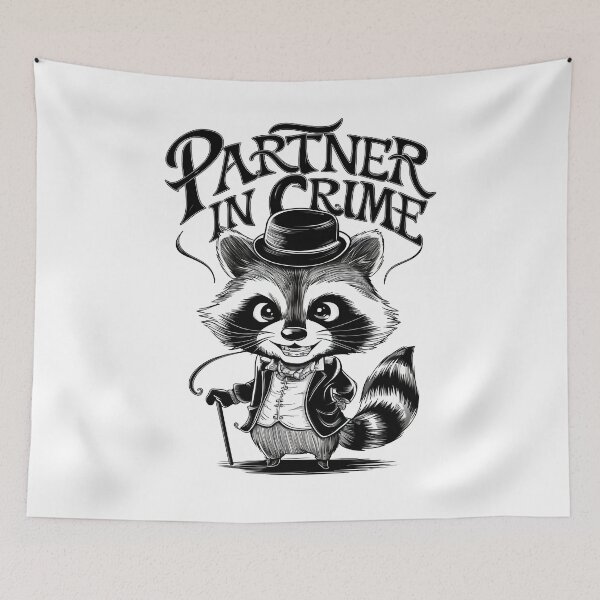 Item preview, Gentleman Bandit Raccoon designed and sold by SharpPenguin.