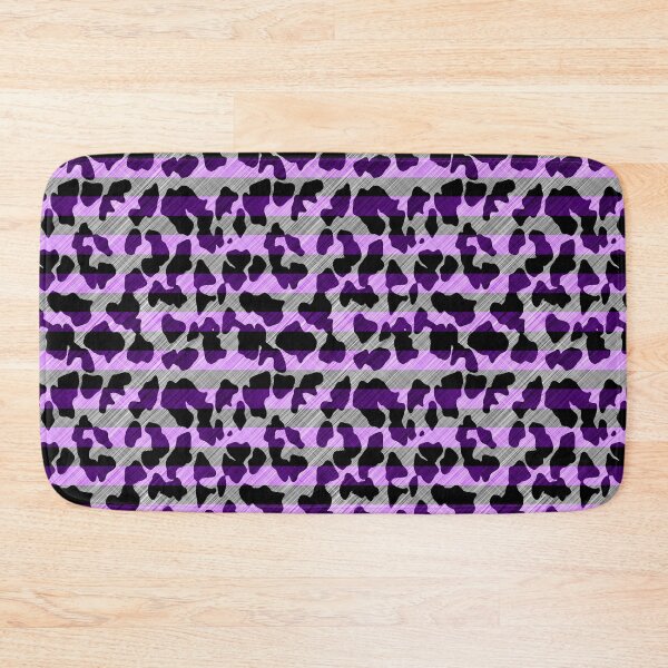 Item preview, Anisotropic Crosshatch Fade Between Cow Print and Black And Purple Stripes designed and sold by TheRulerofEarth.