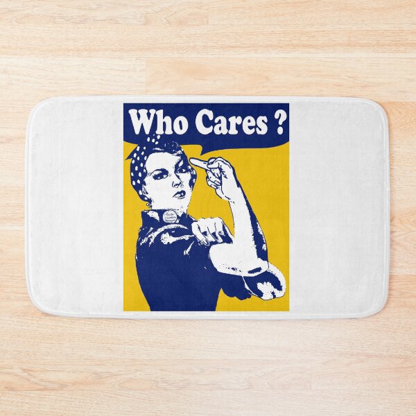 Item preview, Who Cares; Rosie Middlefinger Style; designed and sold by StickerApe.