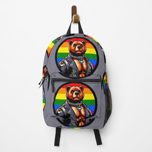 Item preview, Gay Pride Leather Bear designed and sold by Ghost on Toast.