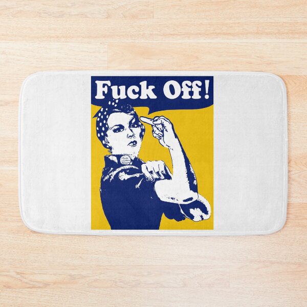 Item preview, Fuck Off; Rosie Middlefinger Style; designed and sold by StickerApe.