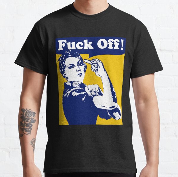 Item preview, Fuck Off; Rosie Middlefinger Style; designed and sold by StickerApe.