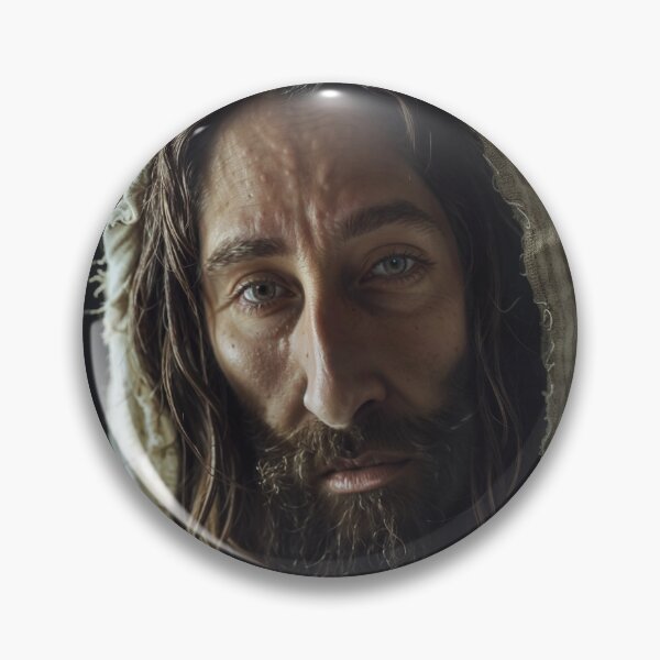 Item preview, Face of Mystery: A Photorealistic Shroud of Turin Portrait designed and sold by ShroudFaceAI.