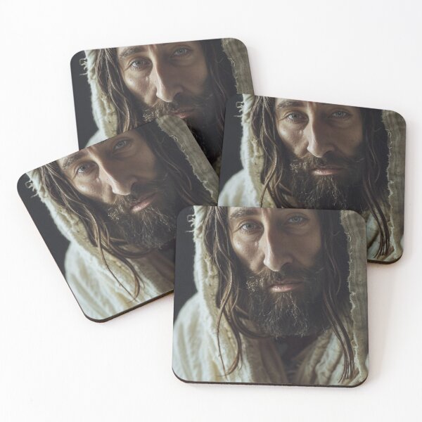 Item preview, Face of Mystery: A Photorealistic Shroud of Turin Portrait designed and sold by ShroudFaceAI.