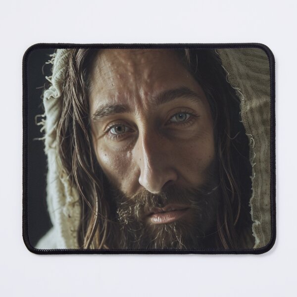 Item preview, Face of Mystery: A Photorealistic Shroud of Turin Portrait designed and sold by ShroudFaceAI.