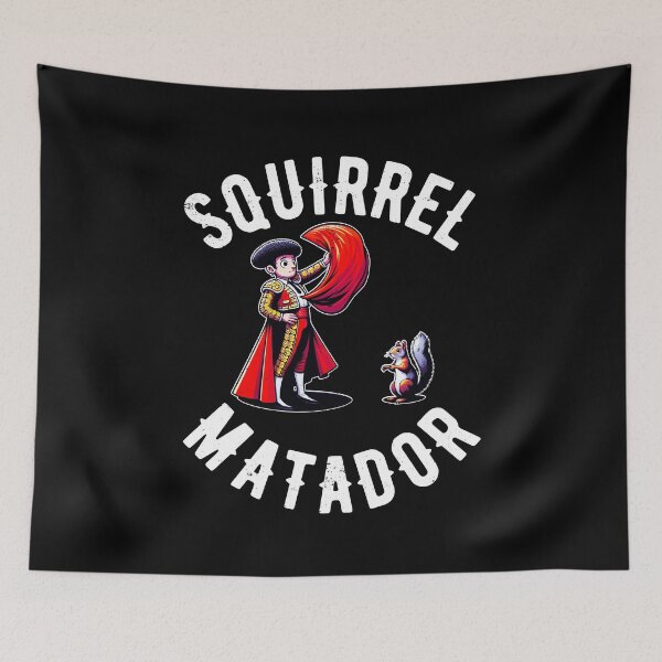 Item preview, Squirrel Matador Comical Art designed and sold by elderberry.
