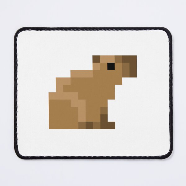 Item preview, Capybara pixel art designed and sold by Hobbes2594.