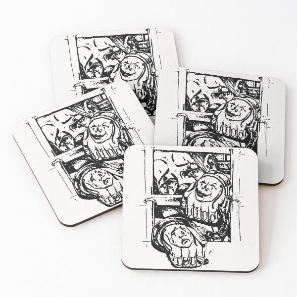 Item preview, Clown Behind Bars; Prison Tattoo; Hardcore Style;  designed and sold by StickerApe.