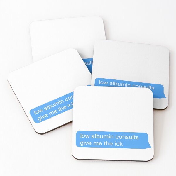 Item preview, Low Albumin Consults designed and sold by Clare-Creates.