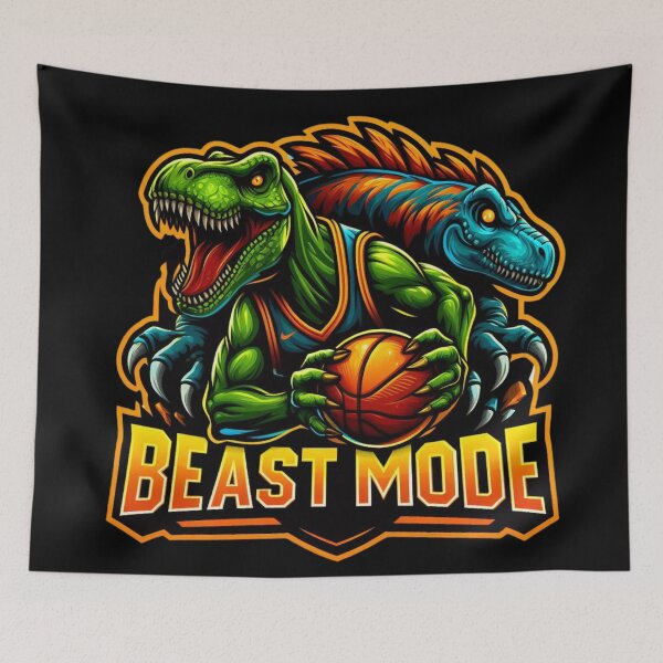 Item preview, Beast Mode Double Dinosaur Logo designed and sold by Mark Cannon.