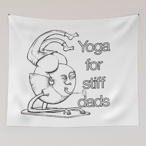 Item preview, Yoga for stiff dads designed and sold by Toupee3000.