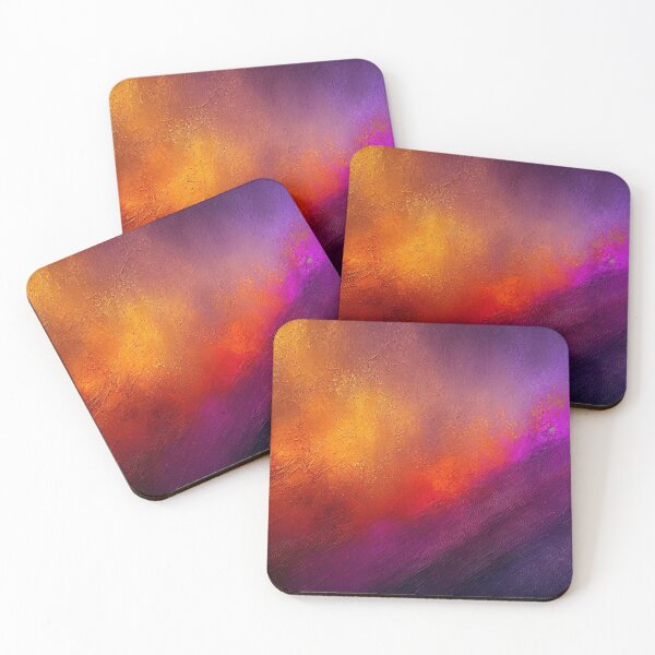 Item preview, Vibrant mix of colors; gold, orange, purple, and red blend seamlessly creating a visually stimulating abstract texture designed and sold by homydesign.