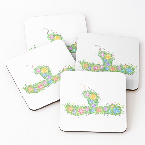 Item preview, Floral Letter "ㅗ" WeArePrettierThanFlowers designed and sold by birthflower.