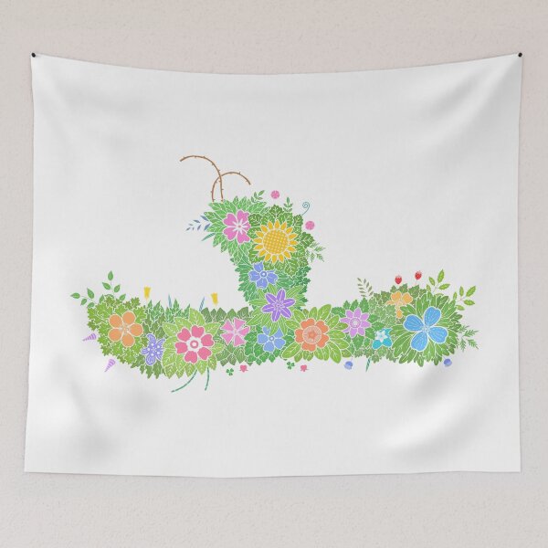 Item preview, Floral Letter "ㅗ" WeArePrettierThanFlowers designed and sold by birthflower.