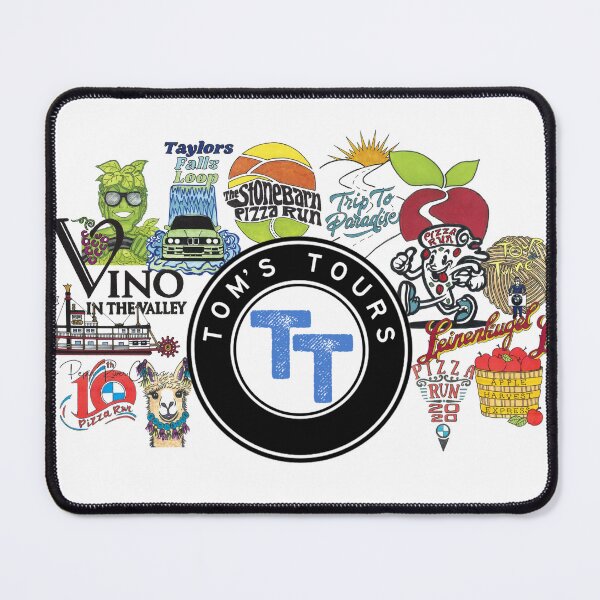 Item preview, Toms Tours Collage designed and sold by Tom’s Tours Merch.