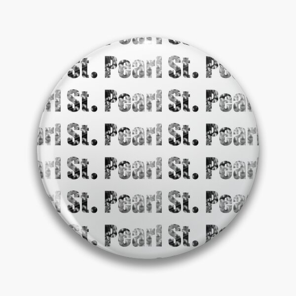 Item preview, Pearl Street Street Name with pearl beads background designed and sold by TheMugDirectory.