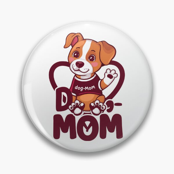 Item preview, Dog Mom Sticker, Cute Puppy with Heart, Fun Animal Lover Gift, Adorable Pet Decal, Car and Laptop Decoration designed and sold by WatermelonPink.