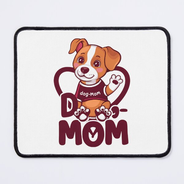 Item preview, Dog Mom Sticker, Cute Puppy with Heart, Fun Animal Lover Gift, Adorable Pet Decal, Car and Laptop Decoration designed and sold by WatermelonPink.