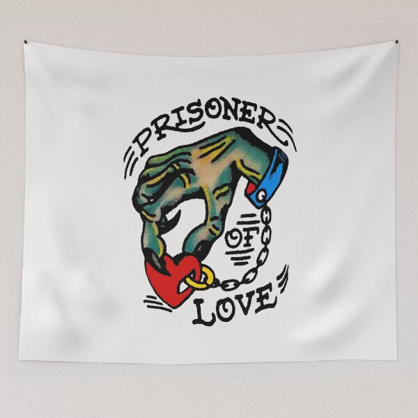 Item preview, Prisoner of Love; Tattoo Hardcore Style; designed and sold by StickerApe.