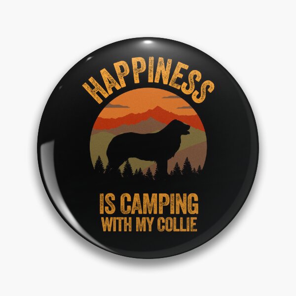 Item preview, Country Happiness Is Camping With My Border Collie designed and sold by Guarddogdrive.