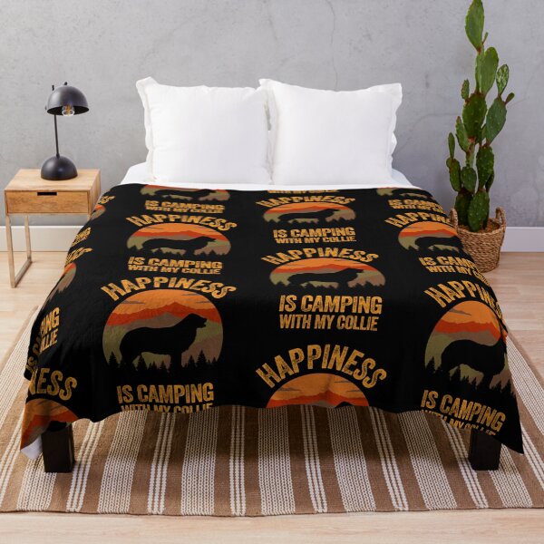 Item preview, Country Happiness Is Camping With My Border Collie designed and sold by Guarddogdrive.