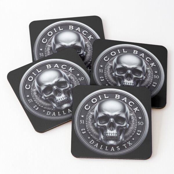 Item preview, Coilback Skull Medallion Band Merch designed and sold by GhostMachine13.