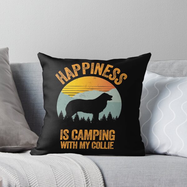 Item preview, Sunny Happiness Is Camping With My Border Collie designed and sold by Guarddogdrive.