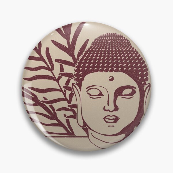 Item preview, Buddha Head Statue with Palm Fronds - Dove + Wine designed and sold by Irene Estelle.