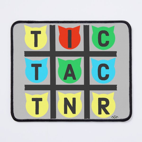 Item preview, Tic Tac Toe TNR Feral Cat Design designed and sold by 1Felinophile.