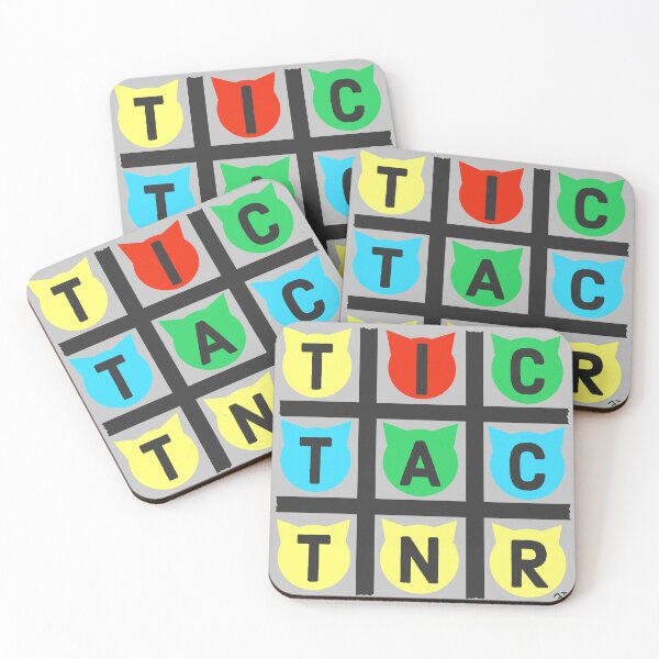 Item preview, Tic Tac Toe TNR Feral Cat Design designed and sold by 1Felinophile.
