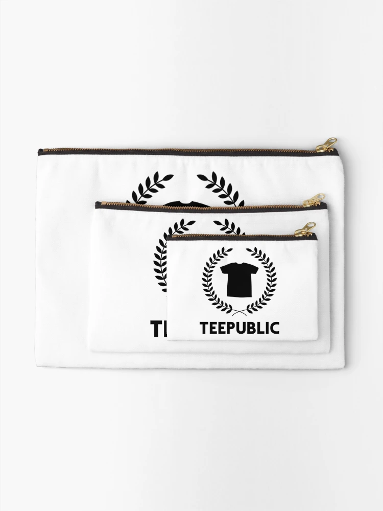 Thumbnail 2 of 4, Zipper Pouch, TeePublic Stack Logo designed and sold by Redbubble Merch Store.
