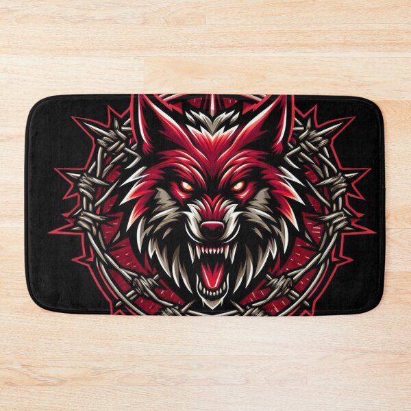 Item preview, Red Wolf and Barbed Wire designed and sold by Mark Cannon.