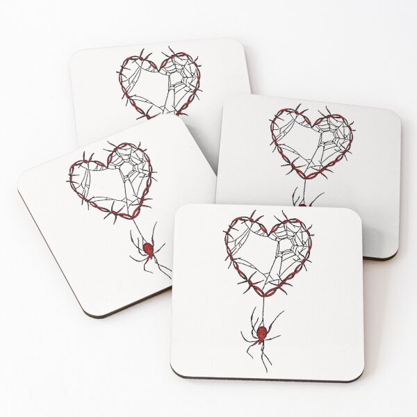 Item preview, Barbed Wire Heart of Love; Tattoo Hardcore Style;  designed and sold by StickerApe.