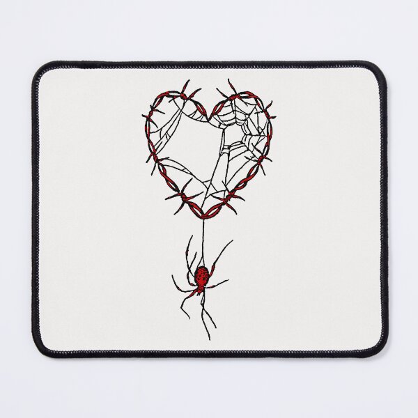 Item preview, Barbed Wire Heart of Love; Tattoo Hardcore Style; designed and sold by StickerApe.