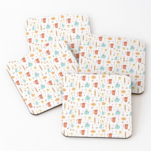 Item preview,  "Kitchen Creations: Cooking Utensils Pattern designed and sold by hjian8219.