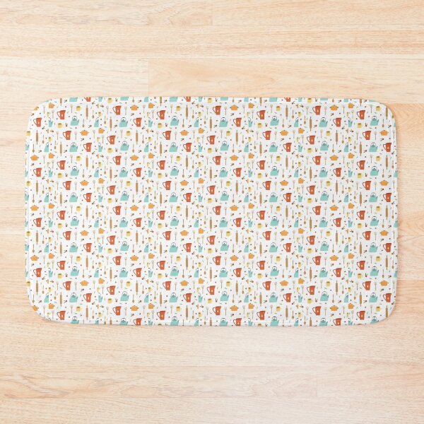Item preview,  "Kitchen Creations: Cooking Utensils Pattern designed and sold by hjian8219.