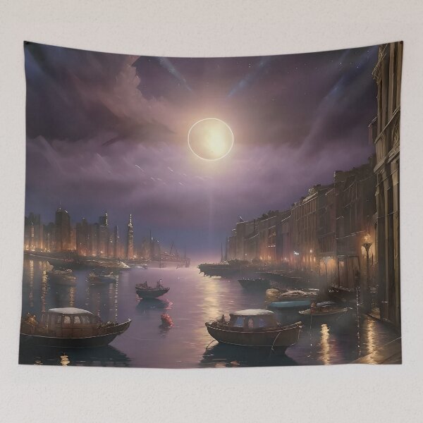 Item preview, The City under moonlight  designed and sold by inspirebyou.
