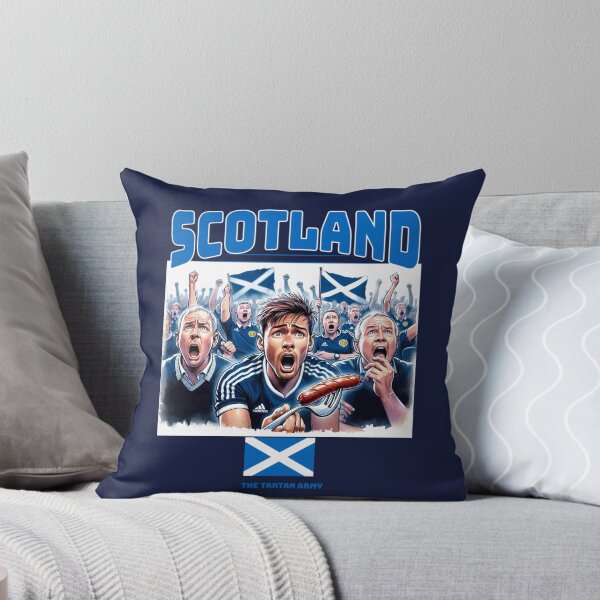 Item preview, Scottish Fans Euro24, sausage on a Fork. Scotland designed and sold by Get-Forked.
