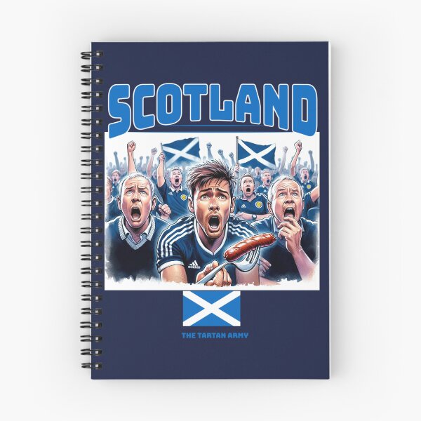 Item preview, Scottish Fans Euro24, sausage on a Fork. Scotland designed and sold by Get-Forked.