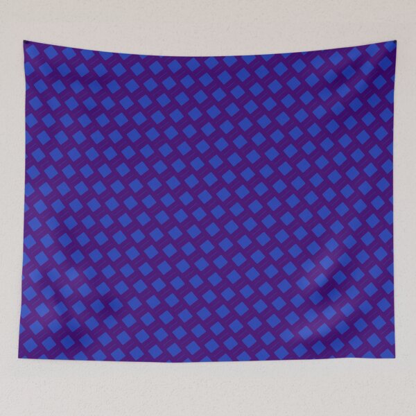 Item preview, Blue Square Checkered Icon Framework Purple Checkerboard Lattice  designed and sold by Alchemy-A-La-G.