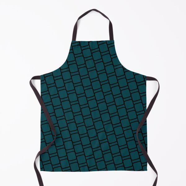 Item preview, Teal Square Checkered Icon Framework Black Checkerboard Lattice  designed and sold by Alchemy-A-La-G.