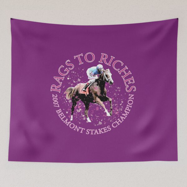 Artikelvorschau, Design der Champion-Stute „Rags to Riches“ beim Belmont Stakes 2007 entworfen und verkauft von Ginny Luttrell.