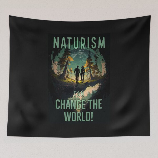 Item preview, Naturism can change the world designed and sold by NUDIMS.
