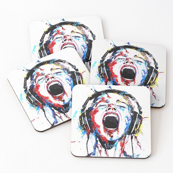 Item preview, Singing Serenity: Apparel & Homeware Collection with Headphones Harmony designed and sold by ThePurpleMelon.