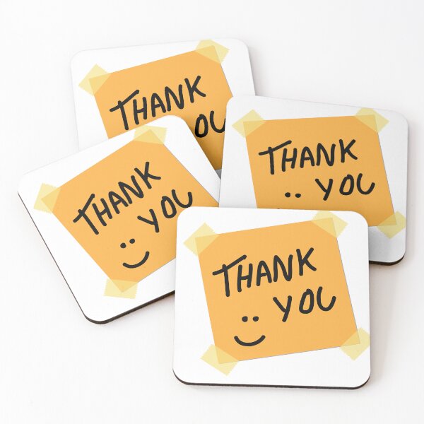 Item preview, Thank You Post It Graphic Smiley designed and sold by socialarmour.